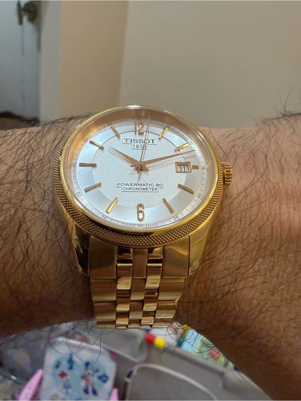 Tissot Ballade Powermatic 80 COSC Men's Watch Rose Gold Automatic T1084083303700